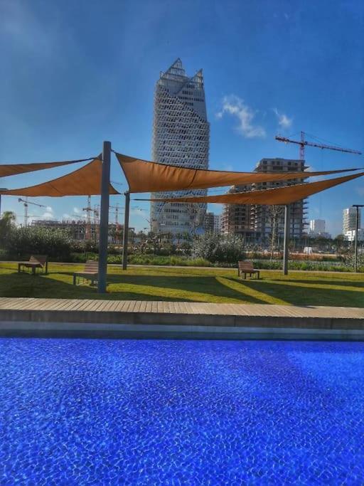 A 2 Minutes De Casa Finance City, Appartement Avec 2 Chambres Casablanca Exterior foto